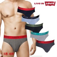 리바이스바디웨어 남자삼각팬티 면스판 남성브리프 5종세트 066 PACK