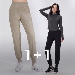 벤츄리 액티브 피트니스 벤츄리 키작녀바지 조거팬츠 1+1 면바지