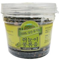 청오건강 무농약 쥐눈이콩볶음 160g