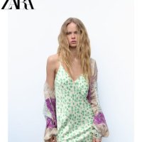 ZARA 원피스 여성 바캉스룩 나시원피스 2183068 712