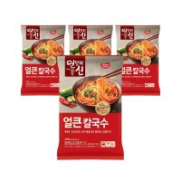 동원 면발의 신 얼큰 칼국수 268g x 4개