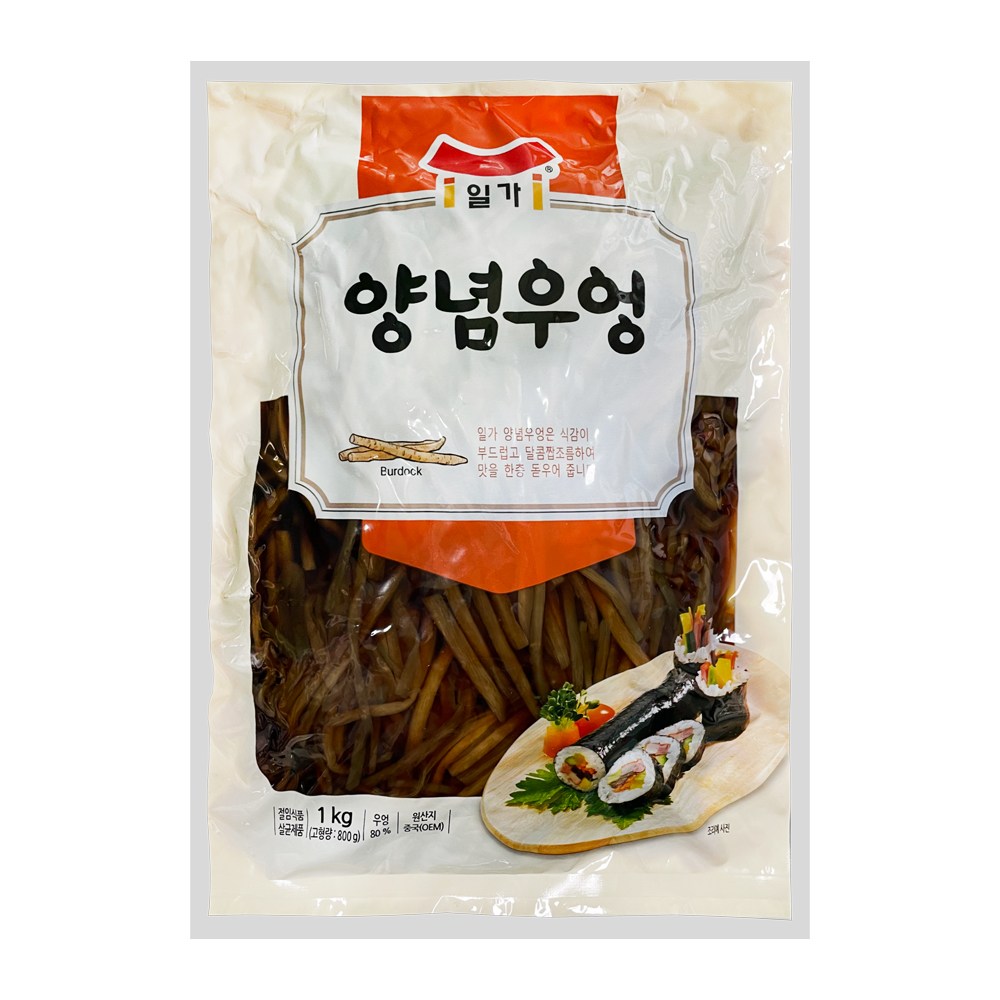 일가집 양념우엉 성분 분석