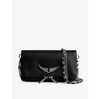 ZADIG VOLTAIRE Rock shoulder bag 쟈딕앤볼테르 락 나노 윙 장식 가죽 숄더백