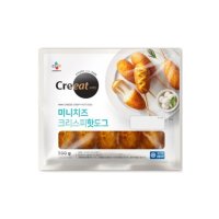 CJ제일제당 크레잇 미니 치즈 크리스피 핫도그 500g