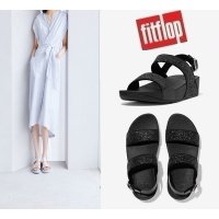 핏플랍 FITFLOP 루루 글리터 백스트랩샌들 여성 FFSO3E101BK