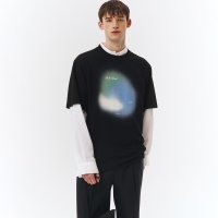 던스트 UNISEX FADE-OUT PRINT T-SHIRT UDTS3B127BK