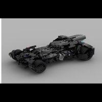 레고 MOC 창작 테크닉 호환 Technic BvS Batmobile BvS 배트모빌 텀블러 MOC-138303