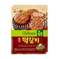 롯데푸드 의성마늘 떡갈비 245g 245g x2