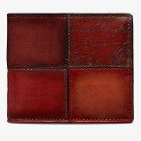 벨루티 반지갑 Makore Scritto Leather Wallet TERRA DI SIENNA