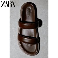 ZARA 자라샌들 퀄팅 플랫 스트랩샌들 스트링슬리퍼