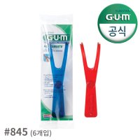 GUM 검 유아치실 스마트치실 치과 치실핸들 845 6개