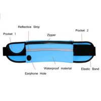 러닝 마라톤 준비물 벨트 휴대용 방수 허리 가방 조깅 하이킹 스포츠 도난 방지 파우치 액세서리 전화