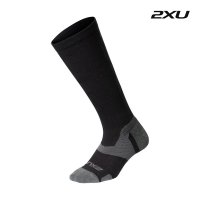 2XU 남성 VECTR Merino 노쿠션 FullLeng 양말 X0LU2Y511BLK