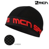 엠씨엔 MCN 매쉬 스컬캡 블랙레드 자전거 헬스 런닝 땀밴드