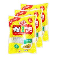 오뚜기 옛날 자른 당면 1kg 3개 쫄깃한 면발