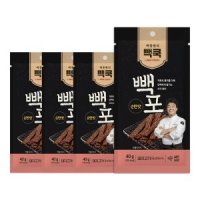 빽쿡 빽포육포순한맛 40g x 4입