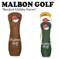 말본 골프 유틸리티 커버 MALBON GOLF 맨즈 레이디스 그린 엘로우