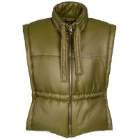 GANNI 가니 Shiny puffer nylon vest146328