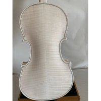 7 8 크기의 흰색 바이올린 미완성 악기