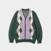 니들스 모헤어 가디건 다이아몬드 그린 Needles Mohair Cardigan Diamond Green