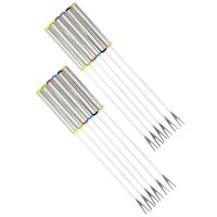 스테인레스 스틸 소재 포크 퐁듀 과일 초콜릿 꼬치 디핑 분수 애피타이저 스틱 로스트 치즈 샐러드