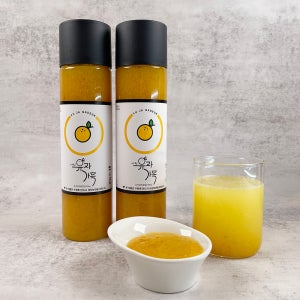무농약 남해 유자를 갈아 만든 유자청600ml 1병