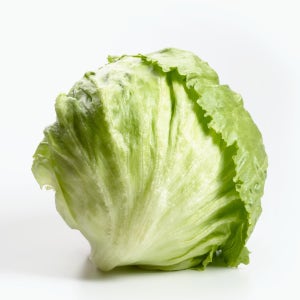 깨끗이 손질한 국산 통 양상추 6통