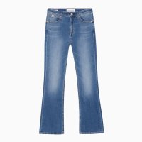 Calvin Klein Jeans 여성 하이라이즈 바디 슬림핏 부츠컷 앵클 데님 J219172