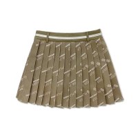 몽버디골프 MONBIRDIE Logoed Pleats Skirt 몽버디 로고플레이 주름스커트