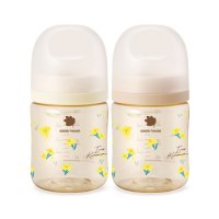 그린핑거 베베그로우 PPSU 노랑붓꽃 디자인 트윈팩 160ml(노꼭지) (EA)