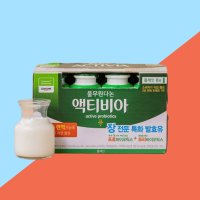 다논 요구르트 액티비아 드링크 요구르트 플레인 130ml8입