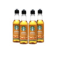 스타벅스 카라멜 커피 시럽 4병 Starbucks Naturally Flavored Coffee Caramel Syrup