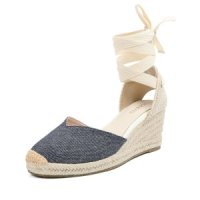 에스파듀샌들 스트랩 espadrille 2023 웨지힐 -H 5 535 5