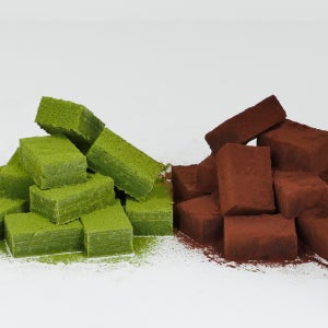 꾸덕하고 진한 생 초콜릿 130g 2개입 (초코 말차)