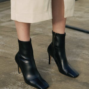 무드나잇 New Julia Spanx Ankle Boots - 9cm 3color 스판 앵클부츠