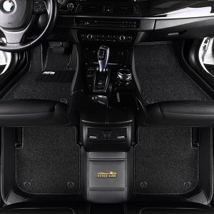 제네시스 GV60 매트 6D 심플 레더 발판 차박 발매트