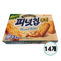 오리온 피넛칩 쿠키 192g 14개 박스