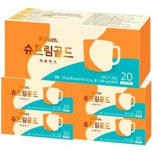 맥심 동서 맥심 슈프림골드 커피믹스 100T (20개입x5개)