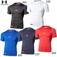 언더아머 UNDER ARMOUR 히트기어 아머 컴프레션 쇼트 슬리브 크루 1358643