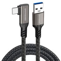 바라보고 USB3.2 C타입 to A ㄱ자 10Gbps 고속충전 케이블