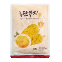 압축 슬라이스 단무지 1kg 10개 1박스 슬라이스단무지 꼬들단무지