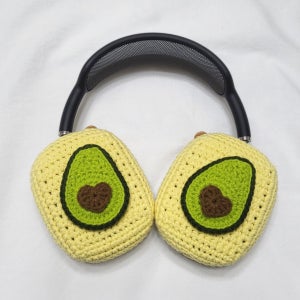 에어팟맥스 뜨개케이스 아보카도 (헤드밴드장식증정), 니트테라피