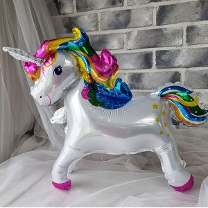빛이나는 유니콘 풍선 / 입체 유니콘 호일 풍선 생일파티 아기 1000일