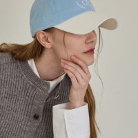 올인컴플리트 Round Logo Ball Cap Sky EDC9XX00042