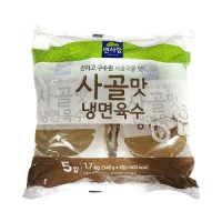 면사랑 사골맛 냉면육수 340g x5개입 실온