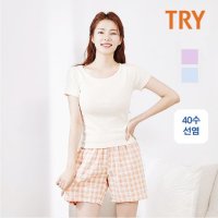 TRY 여성 하나만 면100 트렁크 팬티 파자마 3중중