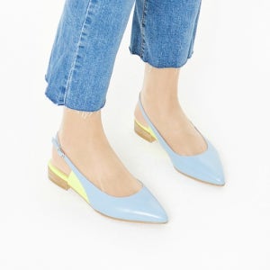 [소가죽수제화]캔디소다 슬링백 발편한구두