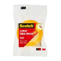 3M 스카치 투명 테이프 리필 550R 20m 다용도 OPP 테이프