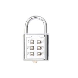 6자리 비밀 번호 (버튼 번호자물쇠 소형) 열쇠 사물함 락커 번호키 다이얼 자물쇠 미니자물쇠