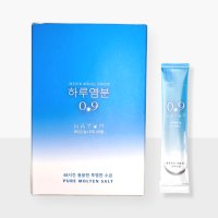 하루염분0.9 용융소금 48시간 소금물 장청소 개별 스틱형 (3g x 30포 태양크리스탈)  90g  1개